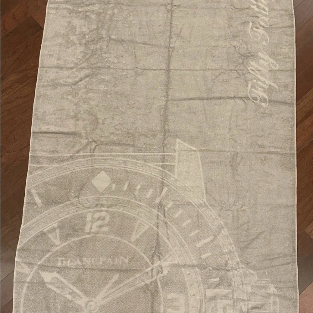 Blancpain Beige Towel with fifty fathoms design